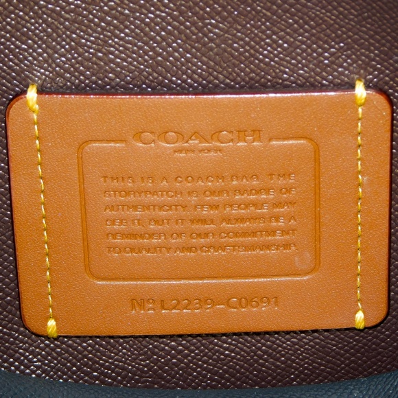 Coach Willow Tote - Colorblock Blue - Picture 10 of 15